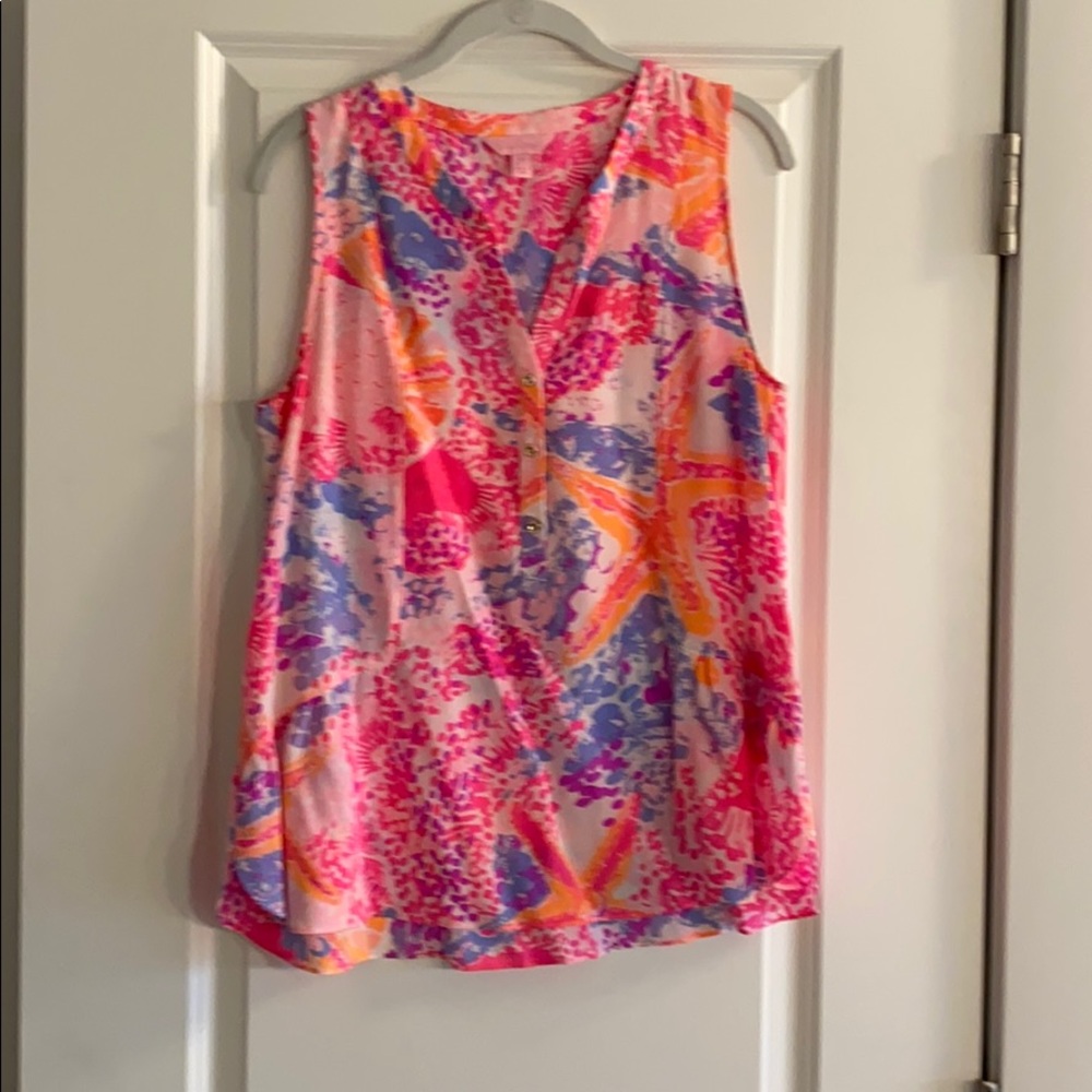 Lilly Pulitzer silk top